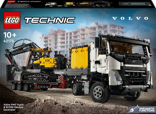 LEGO Technic Volvo FMX truck &amp; EC230 elektrische graafmachine 42175