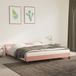 Maison Exclusive - Lit cadre avec tête de lit sans matelas Rose 160x200 cm Velours