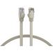 EFB ELEKTRONIK Patchkabel RJ45 Flachpatchkabel Cat.6A U/FTP PVC, grau 1,5m
