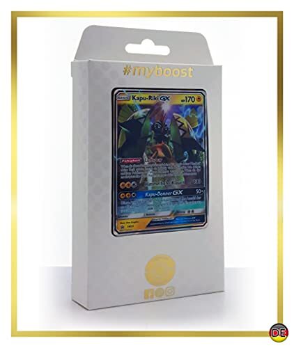 my-booster Kapu-Riki-GX (Tapu Koko-GX) SM33 - #myboost X Sonne & Mond 3 Nacht in Flammen - Doos met 10 Duitse Pokémon-kaarten