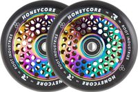 Root Honeycore Wielen 110mm Zwart/Neochrome