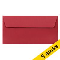 Clairefontaine Gekleurde Enveloppen Intens Rood EA5/6 - 5 Stuks