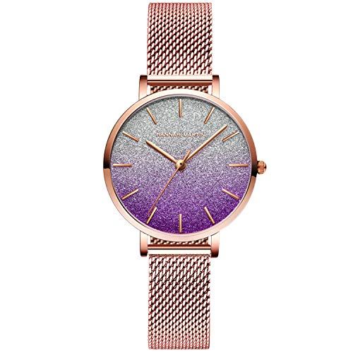 RORIOS Women Watches Analoge Kwarts Horloges Roestvrij Stalen Mesh Armband Dames Horloges Elegante Watch for Women ladies