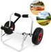 Hong Kong Baijing Technology Limited Chariot de kayak pliable – Chariot de transport en aluminium pour SUP et canoë – Max. 80 kg