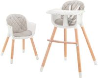 Kinderkraft SIENNA 2-in-1 Kinderstoel - Grijs