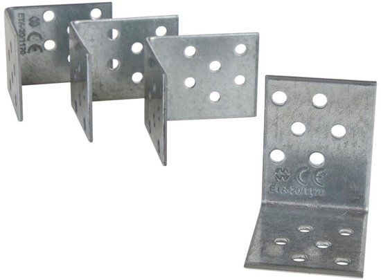 Waelbers Skapa Global B.V. Versterkingshoek - 50 x 50 mm - Verzinkt (4 stuks)