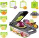 Robinet de cuisine pivotant à 360° avec tuyau en silicone flexible - Chrome et noir