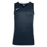 Nike Team Basketbal Shirt Heren Navy Wit