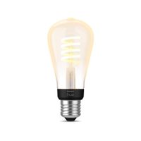 Philips Hue ST64 Smart LED Lamp - E27 - Bluetooth/Zigbee - 550lm - Warm tot Koelwit Licht