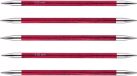 KnitPro Royale Sokkennaalden 15 cm 6.00 mm Hout Rood