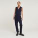 G-Star Wrap s/s jumpsuit wmn - Osaka blue - Dames - Jumpsuits - Katoen