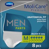 MoliCare Premium MEN PANTS, discreet bij incontinentie speciaal voor mannen, 5 drops, mt. M, 4x8 stuks