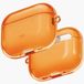Uniq Glase Serie - Étui de protection pour AirPods Pro 3 - Golden Citrus - Avec mousqueton