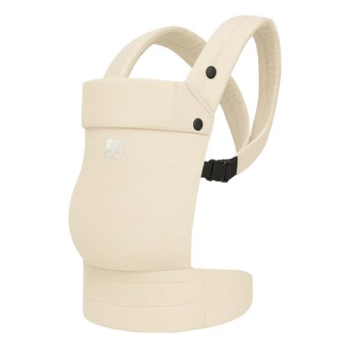 Deryan Amora Draagzak linnen en katoen - Baby Draagzak - Ergonomisch - Cream