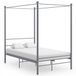 VidaXL Hemelbedframe Metaal Grijs 120x200 cm