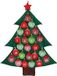 G. Wurm Gmbh + Co. Kg Kerst adventskalender - vilt - 95 cm - Advent kalender kerstboom