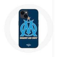 Olympique de Marseille OM blauw logo Maniacase Hoesjes voor Iphone 14 Plus