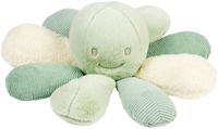 Nattou Lapidou Peluche Poulpe Hochet - 26 cm - Vert tilleul