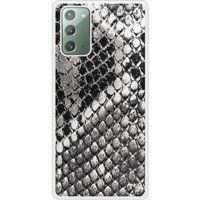Samsung Bedrukt siliconen hoesje compatibel met Galaxy Note 20 Texture Python