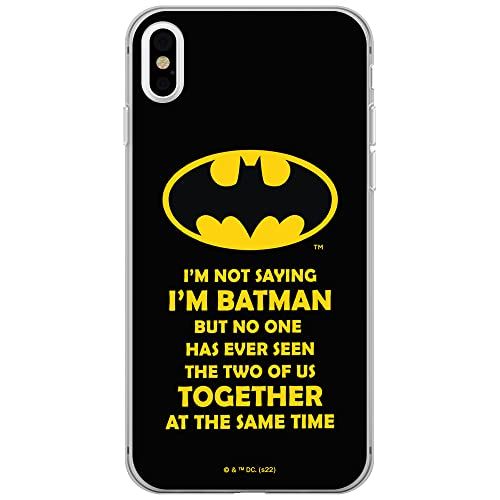 ERT GROUP mobiele telefoonhoesje voor iPhone X/XS - Batman 053 - TPU