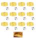 Mini-guirlande lumineuse, 12 pièces, 2 mètres, blanc chaud, 20 LED, 3 modes