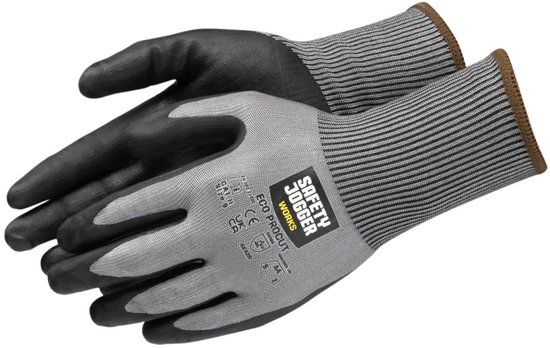 Safety Jogger Werkhandschoenen Industrial Eco Procut Nitrile Grijs Maat 11 Snijbestendig Vingergevoelig