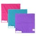 Je Cherche une Idée ME2298 Lot de 3 Chiffons Polyester Multicolore 30 x 30 x 0,30 cm