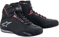 Alpinestars Sektor Unisex Volwassenen Zomer Sport-Tour Klittenband/Veters Schoenen Zwart/Grijs/Rood Maat 12