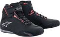 Alpinestars Sektor Unisex Volwassenen Zomer Sport-Tour Klittenband/Veters Schoenen Zwart/Grijs/Rood Maat 12