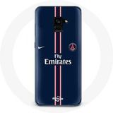 Maniacase Hoesje voor Samsung Galaxy A8 Plus PSG Nike Fly Emirates Logo