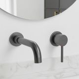 REA Lungo Long +Box - Inbouw Wastafelkraan - Messing - Titanium