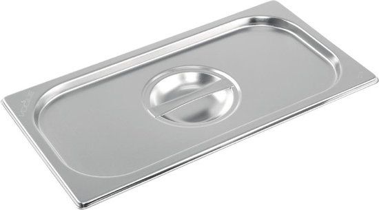 Vogue RVS Deksel GN1/3 - Zwart