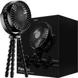 MikaMax Flex Fan - Flexibele Ventilator met Powerbank 5200 mAh en 3 Snelheden - 40 uur draadloos