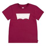 Levi's Lvg Batwing Tee T-shirt pour bébé fille, Prune rouge classique, 12-13 ans