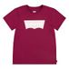 Levi's Lvg Batwing Tee T-shirt pour bébé fille, Prune rouge classique, 12-13 ans