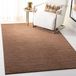 SAFAVIEH Vision Collection Modern tapijt voor woonkamer, eetkamer, slaapkamer - korte pool, bruin, 91 x 152 cm