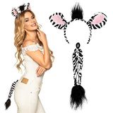 Boland - Set Zebra - Volwassenen - Vrouwen - Zebra - Dieren