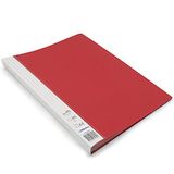 Waytex 931333R Documentenbescherming, A4, 80 pagina's, premium polypropyleen, ondoorzichtig, identificeerbaar, 40 transparante hoesjes, rood