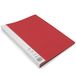 Waytex 931333R Documentenbescherming, A4, 80 pagina's, premium polypropyleen, ondoorzichtig, identificeerbaar, 40 transparante hoesjes, rood
