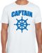 Bellatio Decorations Captain T-shirt wit voor heren