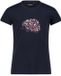 CMP T-shirt en Coton pour fille, 14 ans, Bleu Noir