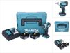 Makita DTW 181 RFJ accu slagmoersleutel 18 V 210 Nm 1/2" borstelloos + 2x oplaadbare accu 3.0 Ah + lader + Makpac