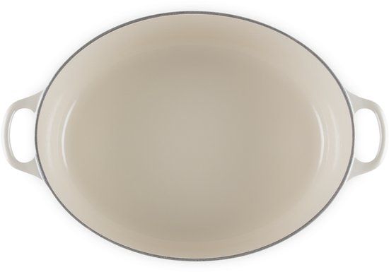 Le Creuset Gietijzeren Braadpan Tradition Ovaal 31 Cm Creme