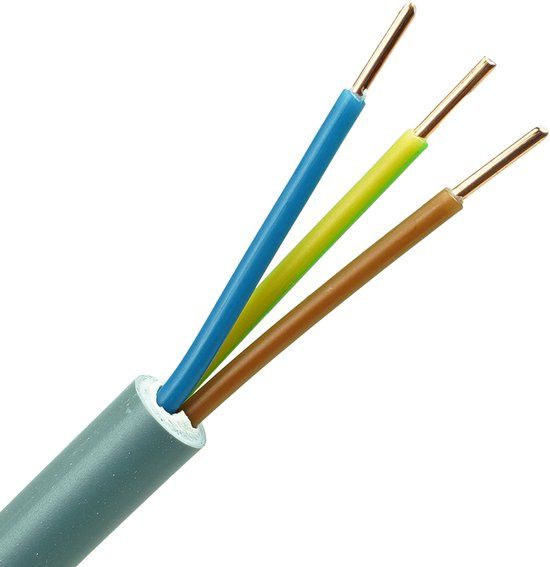 EMAT YMvK Kabel 3x2.5 - 50m - Wit