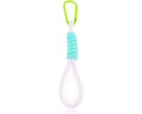 LGT JWLS Lookinggoodtoday Sleutelhanger/Telefoonkoord met Handige Gesp - Wit & Fel Blauw