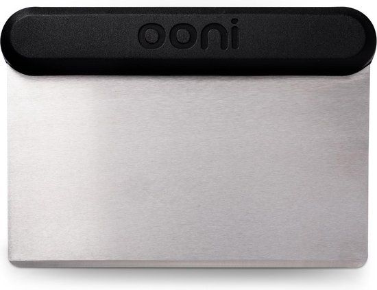 Ooni Pizzadeeg Schraper - Zwart - RVS - 16 cm