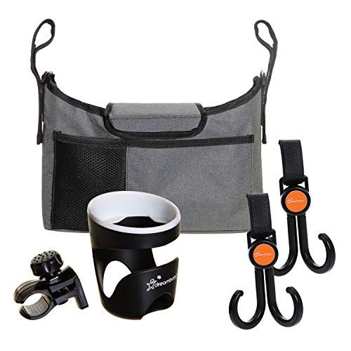 Dream baby On-The-Go Stoller Organiser Combo Kit - Zak, Drinkhouder en 2 haken - 9312742322854