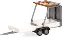 Herpa Aanhanger Pijlwagen, Wit