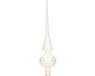 Decoris Glazen Piek - Glans - 26 cm - Winter Wit