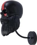 Casque de moto support mural - Support de casque de moto - Support de chapeau - Support de casque de vélo - Support de veste - Crâne